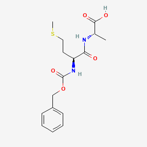 Chemical structure of Z-Met-Ala-OH