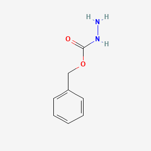 Chemical structure of Benzyl carbazate