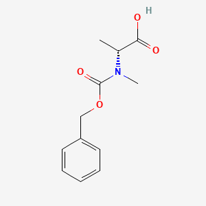 Chemical structure of Z-D-Meala-OH