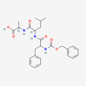 Chemical structure of Z-Phe-Leu-Ala-OH