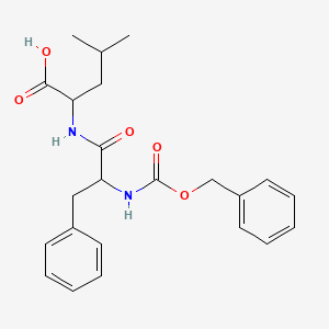 Chemical structure of Z-Phe-Leu-OH