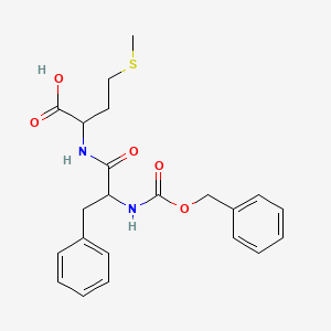 Chemical structure of Z-Phe-Met-OH