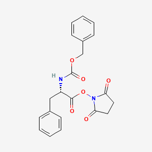 Chemical structure of Z-Phe-OSu