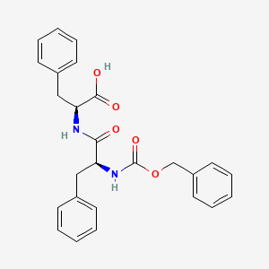 Chemical structure of Z-Phe-Phe-OH