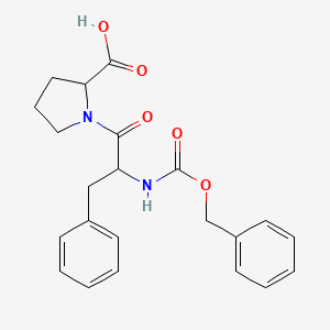 Chemical structure of Z-Phe-Pro-OH