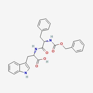 Chemical structure of Z-Phe-Trp-OH