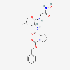 Chemical structure of Z-Pro-Leu-Gly-NHOH