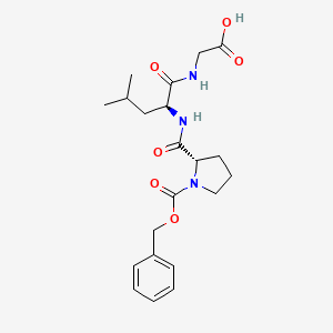 Chemical structure of Z-Pro-Leu-Gly-OH