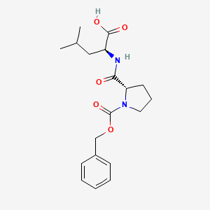 Chemical structure of Z-Pro-Leu-OH