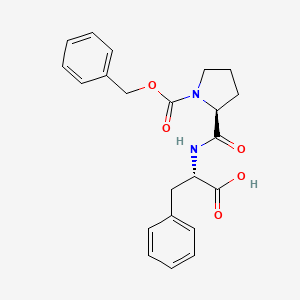 Chemical structure of Z-Pro-Phe-OH