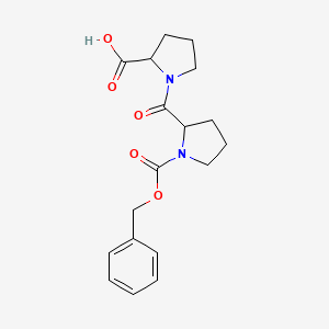 Chemical structure of Z-Pro-Pro-OH