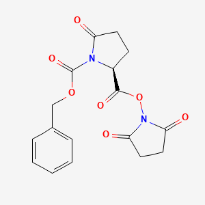 Chemical structure of Z-Pyr-OSu