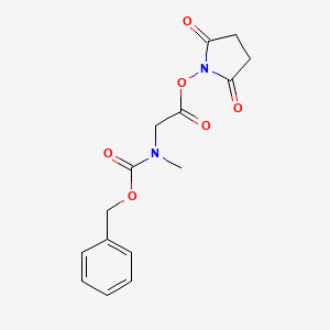 Chemical structure of Z-Sar-OSu