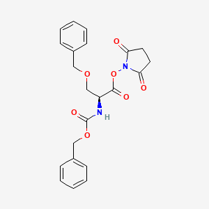 Chemical structure of Z-Ser(Bzl)-OSu