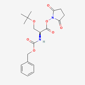 Chemical structure of Z-Ser(tBu)-OSu