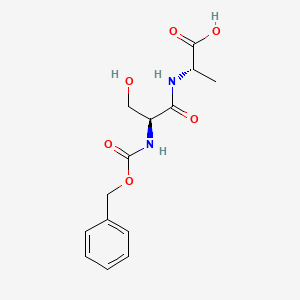 Chemical structure of Z-Ser-Ala-OH