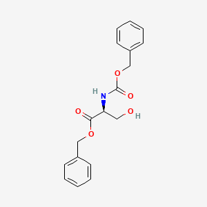 Chemical structure of Z-Ser-OBzl