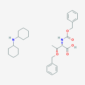 Chemical structure of Z-Thr(Bzl)-OH · DCHA