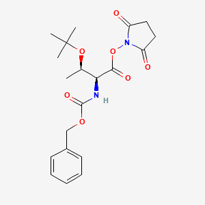 Chemical structure of Z-Thr(tBu)-OSu