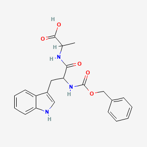 Chemical structure of Z-Trp-Ala-OH