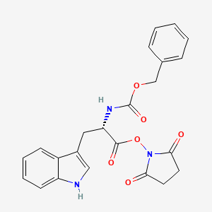 Chemical structure of Z-Trp-OSu