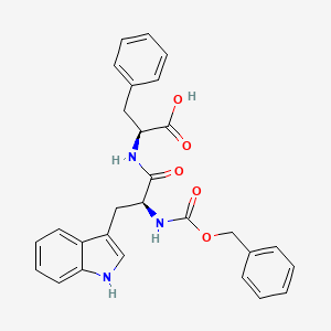 Chemical structure of Z-Trp-Phe-OH