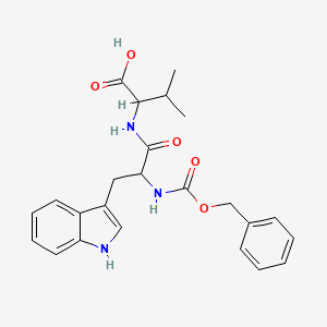 Chemical structure of Z-Trp-Val-OH
