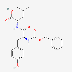 Chemical structure of Z-Tyr-Leu-OH