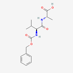 Chemical structure of Z-Val-Ala-OH