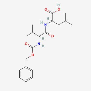 Chemical structure of Z-Val-Leu-OH
