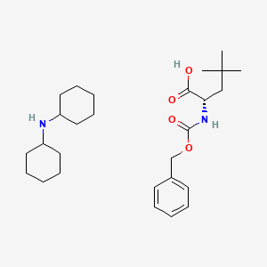 Chemical structure of Z-β-tBu-Ala-OH · DCHA