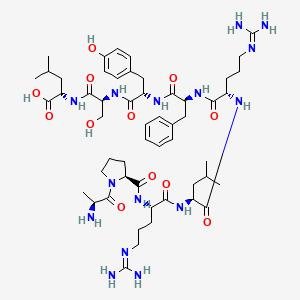 Chemical structure of alpha-Bag cell peptide