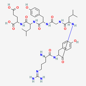 Chemical structure of α-Casein (90-96)