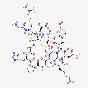 Chemical structure of α-Conotoxin MI