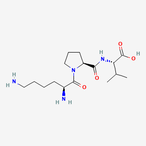 Chemical structure of α-MSH (11-13) (free acid)