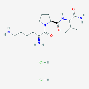 Chemical structure of α-MSH (11-13) · 2 HCl