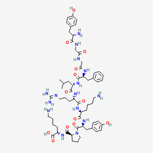 Chemical structure of α-Neoendorphin
