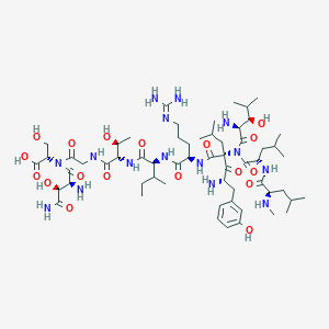 Chemical structure of α-Synuclein (34-45) (human)