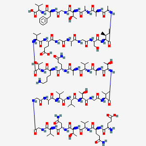 Chemical structure of α-Synuclein (61-95) (human)