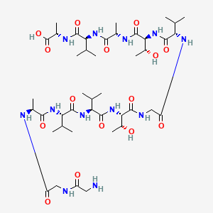 Chemical structure of α-Synuclein (67-78) (human)