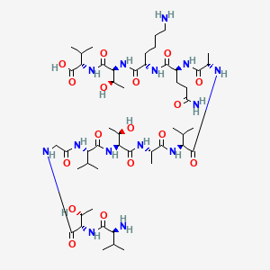 Chemical structure of α-Synuclein (71-82) (human)