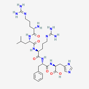Chemical structure of β-Bag Cell Peptide (Aplysia californica)