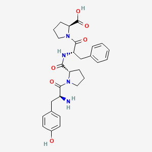 Chemical structure of beta-Casomorphin 4