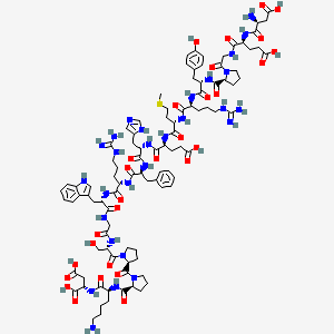 Chemical structure of β-MSH (monkey)