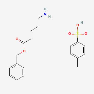 Chemical structure of 5-Aminopentanoic Acid Benzyl Ester Tosylate