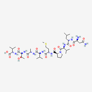 Chemical structure of Human CMV pp65 (495-503) trifluoroacetate salt