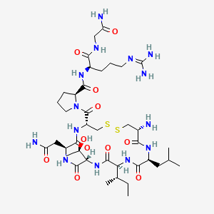 Chemical structure of (D-Arg?)-Inotocin