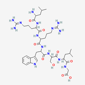 Chemical structure of (Trp?)-Kemptide