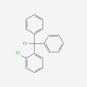 Chemical structure of 2-Chlorotrityl chloride resin (200-400 mesh, 1·5-1·9 mmol/g)