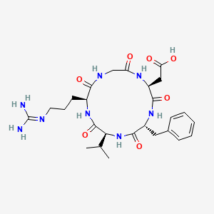Chemical structure of Cyclorgdfv
